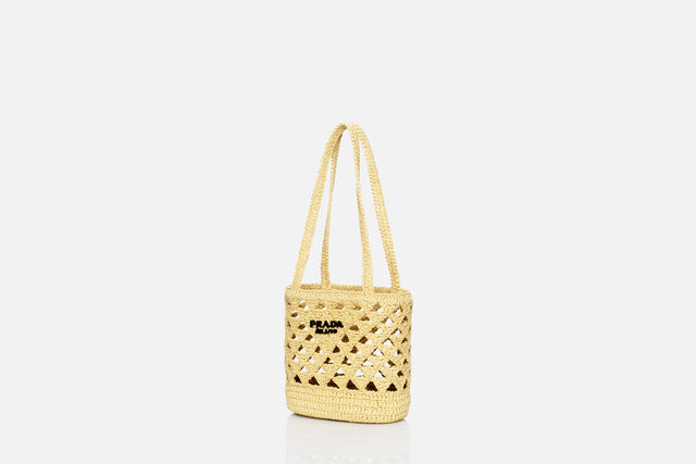 Prada Crochet Tote Bag