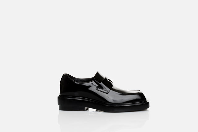Prada Brushed Leather Loafers (from the runway)