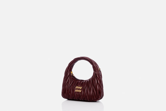 Miu Miu Wander Matelassé Nappa Leather Bag