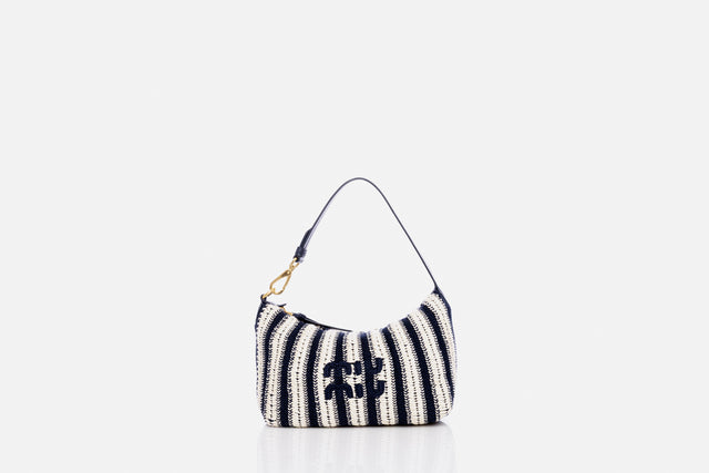 Miu Miu Crochet And Leather Pouch
