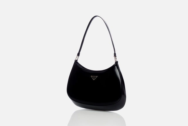 Prada Cleo Brushed Leather Shoulder Bag