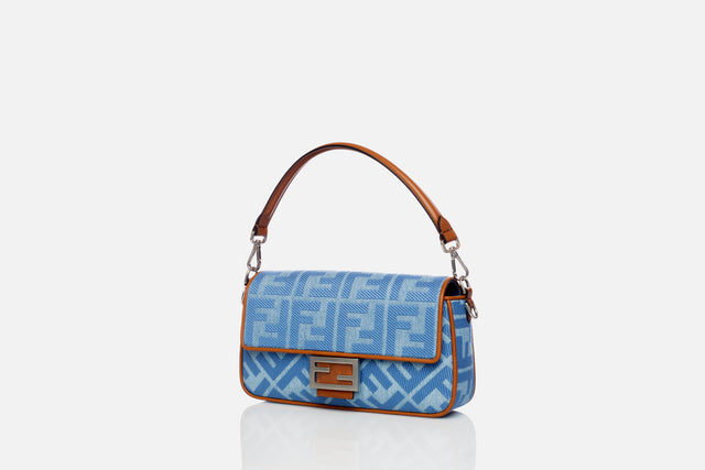 Fendi Baguette FF Denim