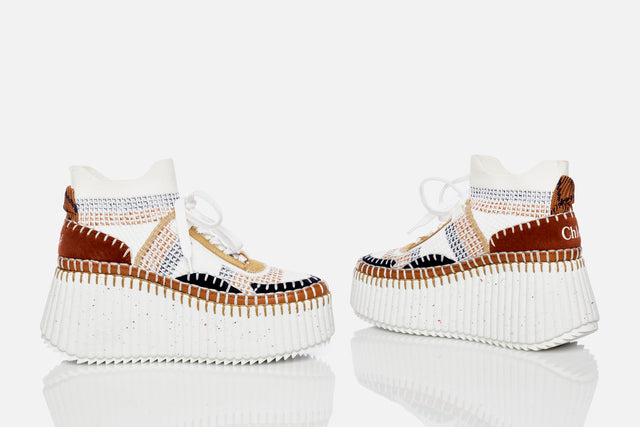 Chloé Nama Wedge Sneaker