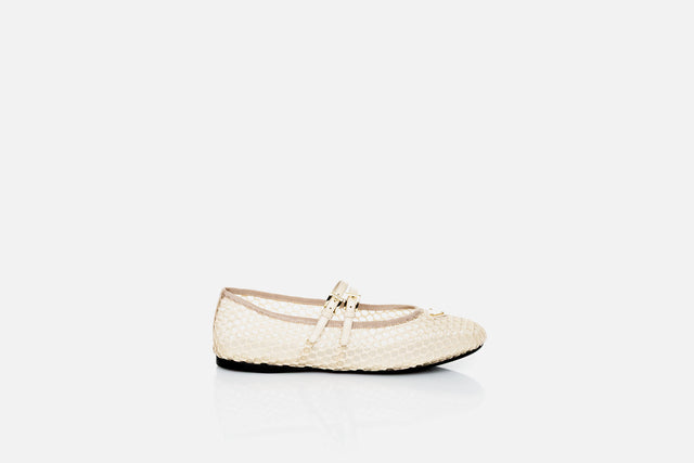 Prada Mesh Fabric Ballerinas