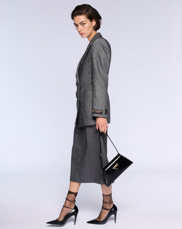 Prada Brushed Leather Pumps (from the runway)