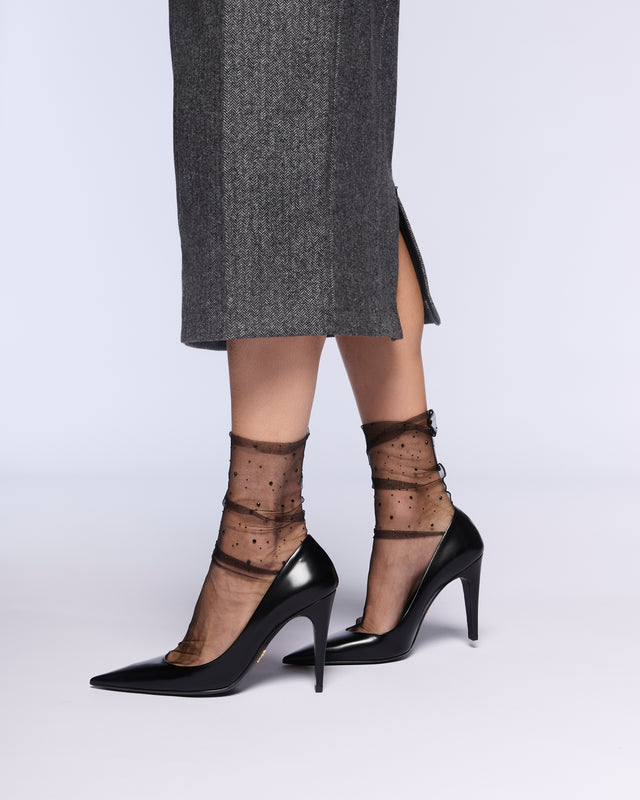 Prada Brushed Leather Pumps (from the runway)