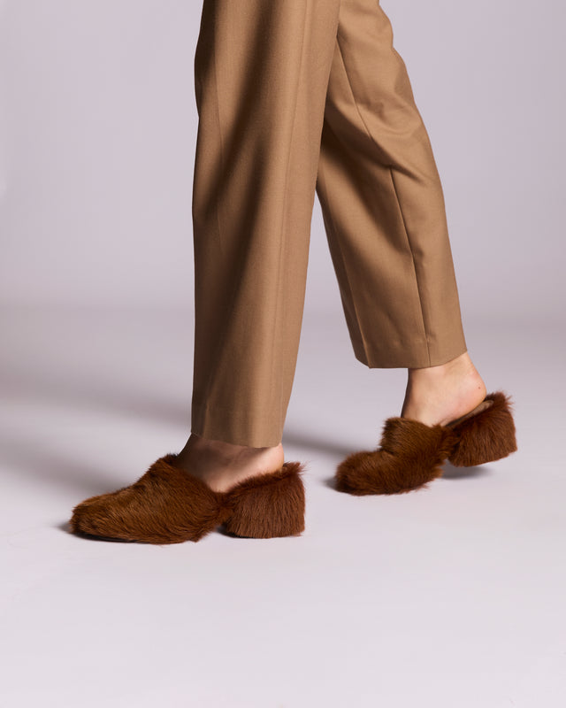 Dries Van Noten Leather Mules