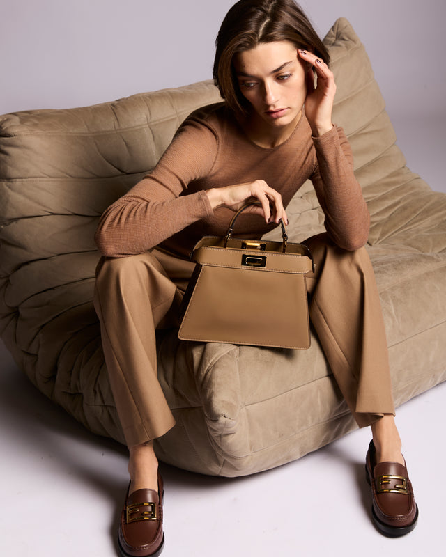 Fendi Baguette Leather Loafer