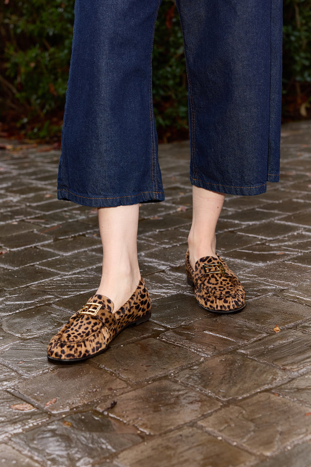 Fendi Baguette Printed Cavallino Loafer