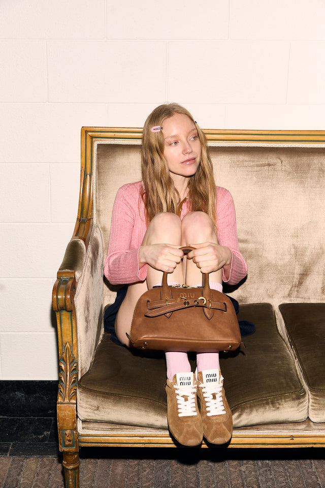 Miu Miu Aventure Nappa Leather Bag Small