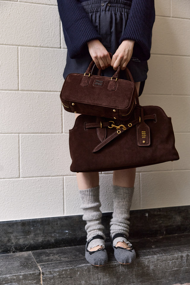 Miu Miu Aventure Suede Bag