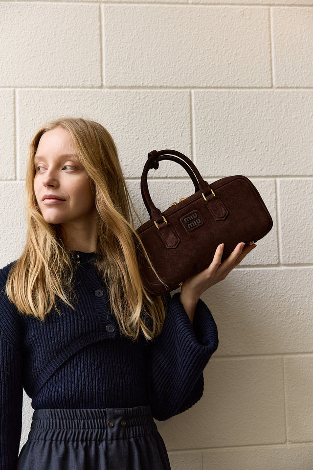 Miu Miu Arcadie Leather Bag Large