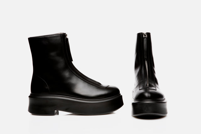 The Row Zipped Ankle Boot