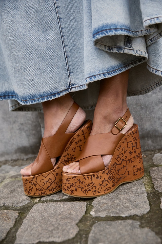 Chloé Maxime Wedge Sandal