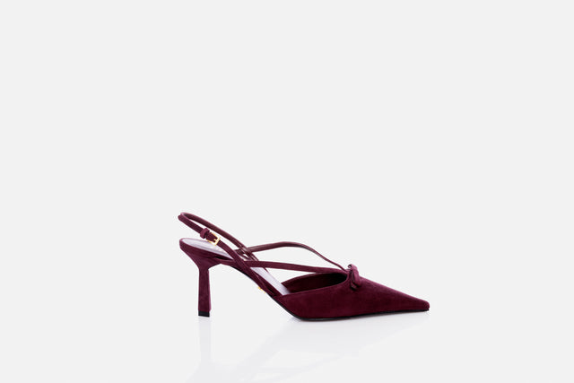 Prada Suede Slingback Pumps