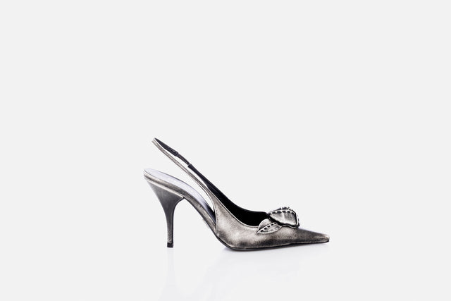 Prada Leather Slingback Pumps