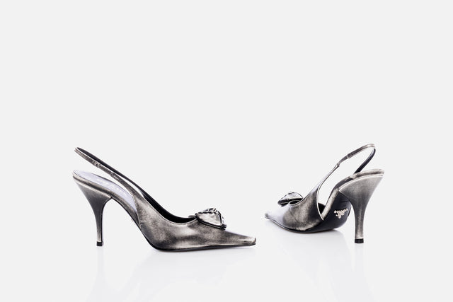 Prada Leather Slingback Pumps