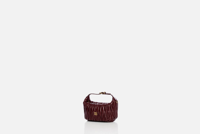 Miu Miu Matelassé Nappa Leather Pouch