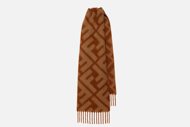 Fendi FF Scarf Alpaca Wool