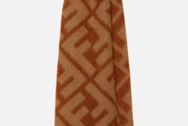 Fendi FF Scarf Alpaca Wool