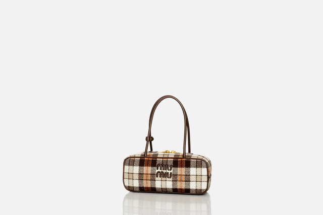 Miu Miu Beau Tartan Bag Small