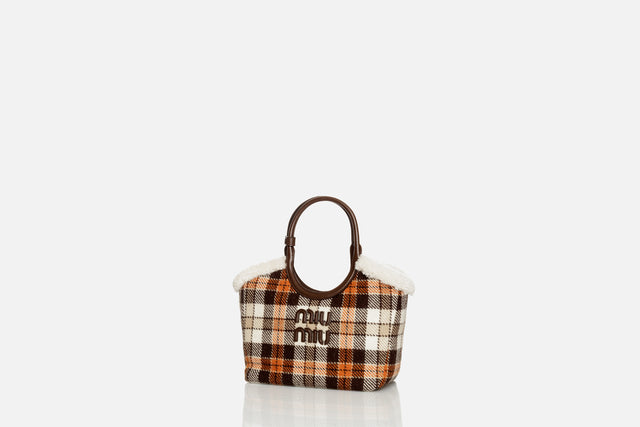 Miu Miu Ivy Tartan Bag Small