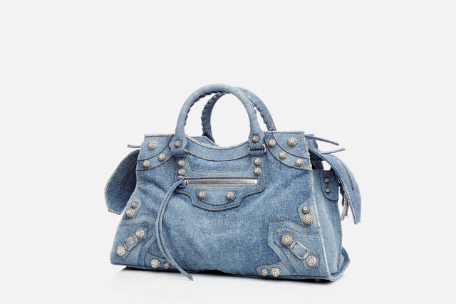 Balenciaga Neo Cagole City Handbag Rhinestones