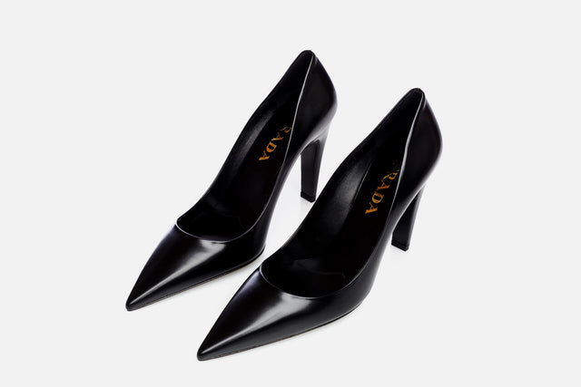 Prada Brushed Leather Pumps (from the runway)