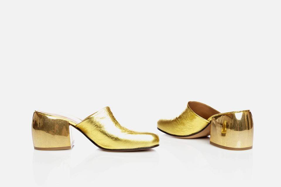 Dries Van Noten Leather Mules