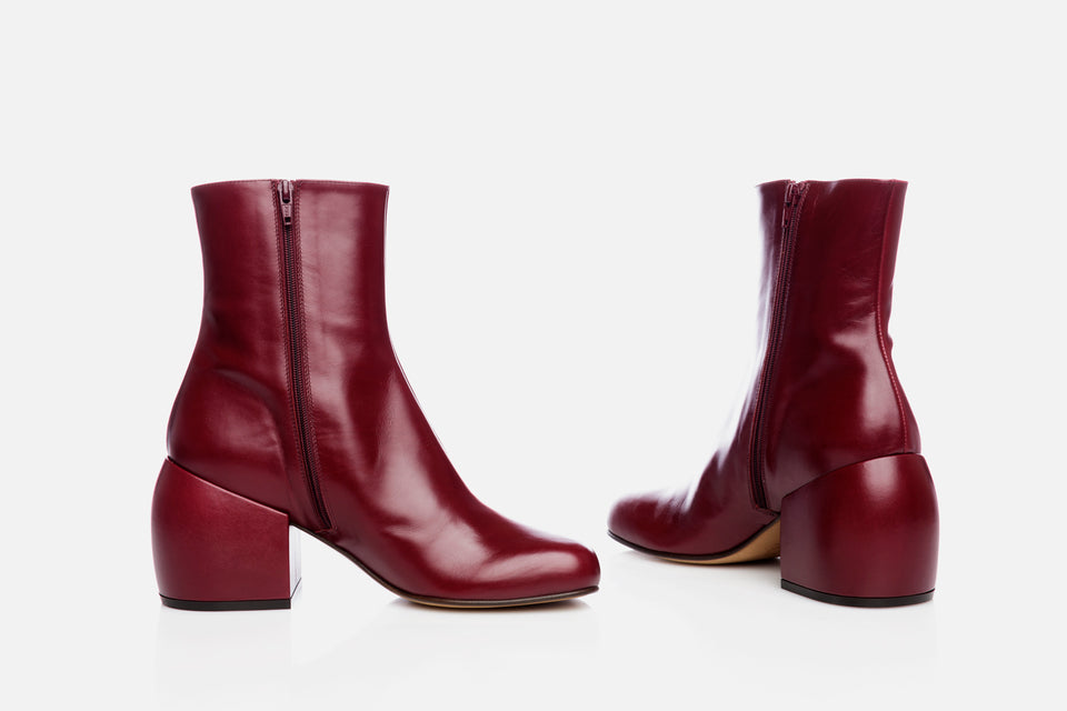 Dries Van Noten Leather Ankle Boots