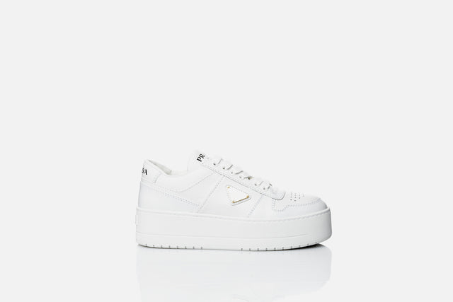 Prada Downtown Bold Leather Sneaker