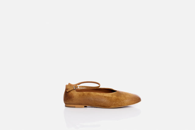 Jil Sander Soft Suede Ballerina