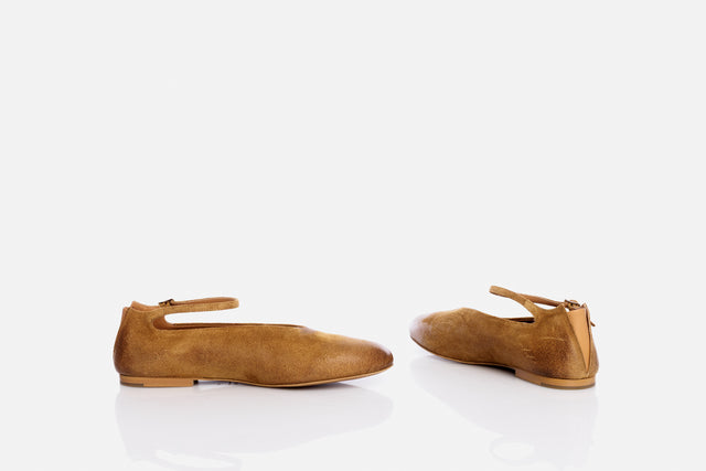 Jil Sander Soft Suede Ballerina