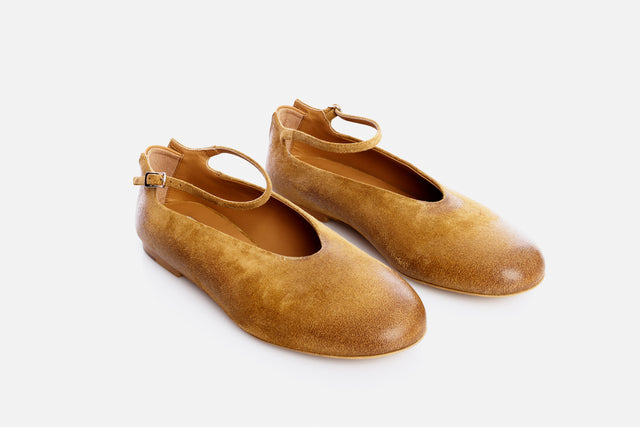 Jil Sander Soft Suede Ballerina
