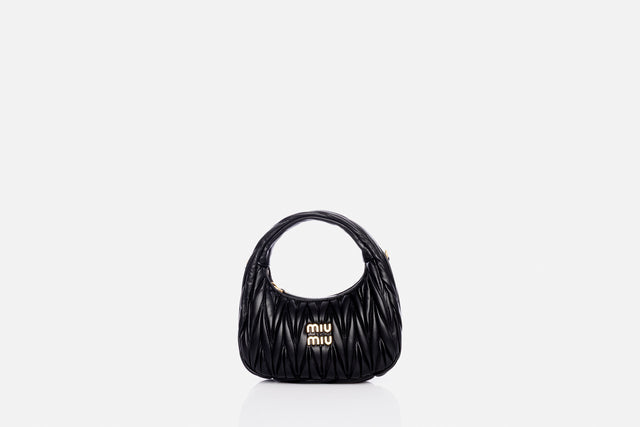 Miu Miu Wander Matelassé Nappa Leather Bag