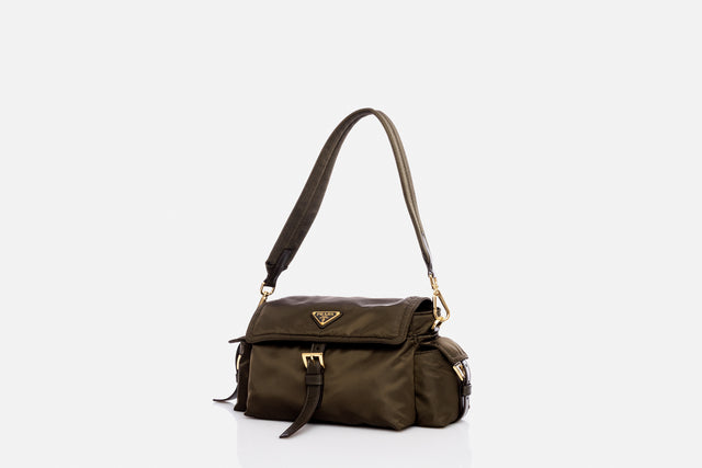 Prada Explore Medium Re-Nylon Shoulder Bag