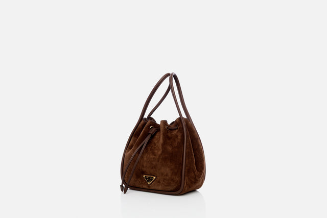 Prada Darling Leather Mini Bucket Bag