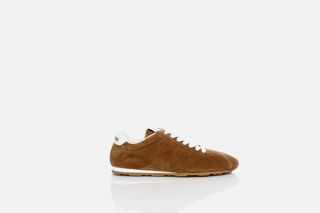 Miu Miu Plume Suede Sneaker