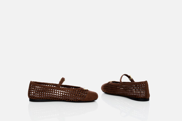 Prada Crochet Ballerina