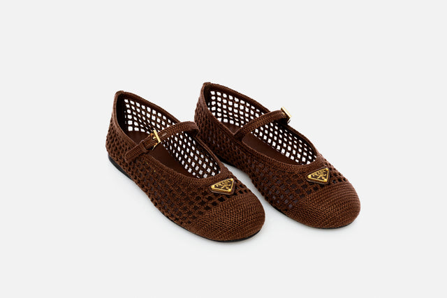 Prada Crochet Ballerina