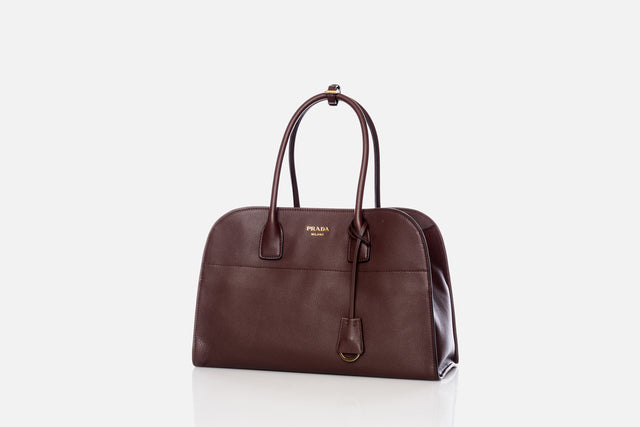 Prada Large Leather Tote Bag