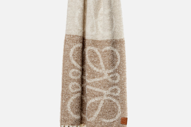 Loewe Anagram Scarf Alpaca Wool