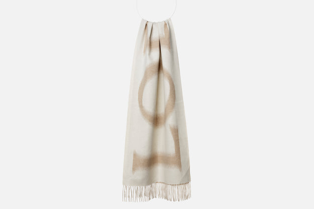 Loewe Scarf In Wool And Cashmere