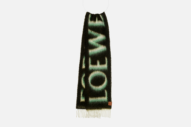 Loewe Scarf In Mohair And Wool