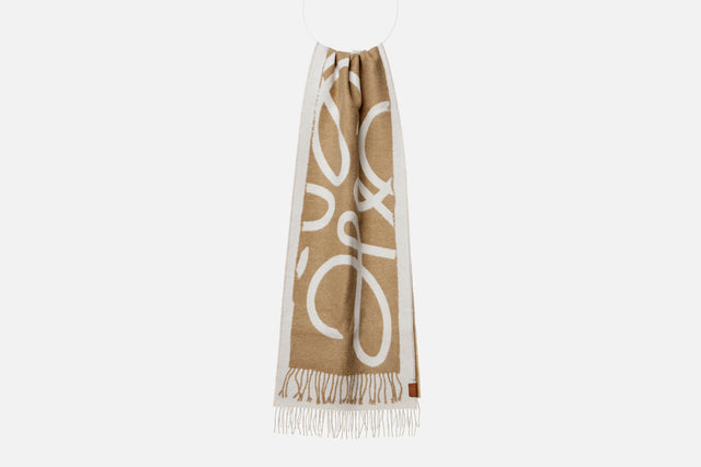Loewe Scarf In Wool And Cashmere