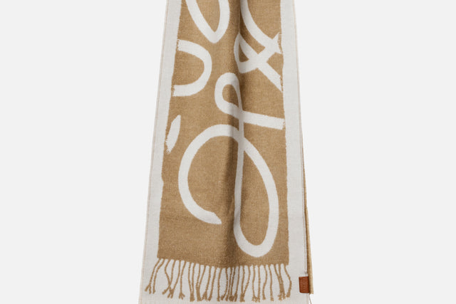 Loewe Scarf In Wool And Cashmere
