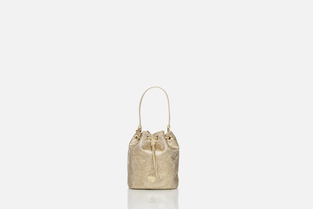 Prada Satin Mini Bag With Crystals