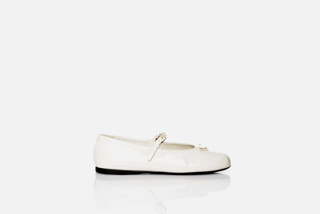 Prada Naplak Patent Leather Ballerina