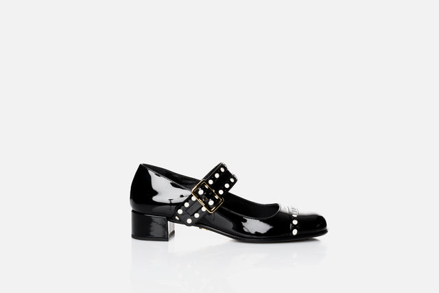 Prada Patent Leather Mary Jane Pumps