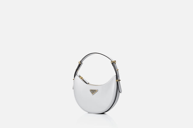 Prada Arqué Leather Shoulder Bag